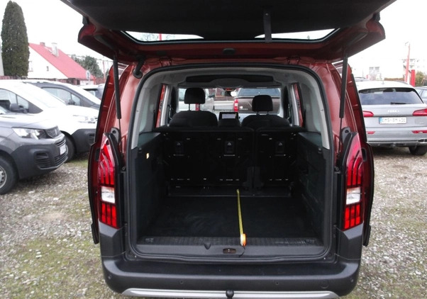 Peugeot Rifter cena 81700 przebieg: 94900, rok produkcji 2020 z Młynary małe 781